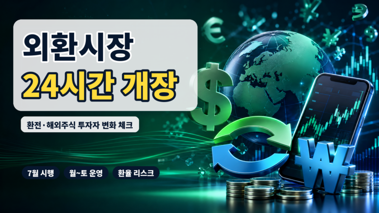 외환시장 24시간 개장 대표 썸네일