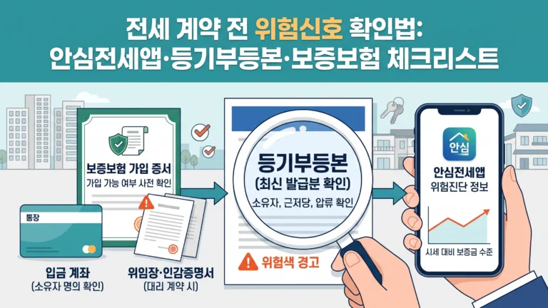 전세 계약 전 위험신호 확인법 대표 썸네일