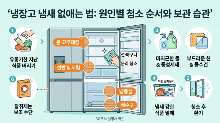 냉장고 냄새 없애는 법 대표 썸네일