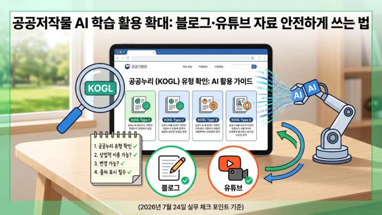 공공저작물 AI 학습 활용 대표 썸네일