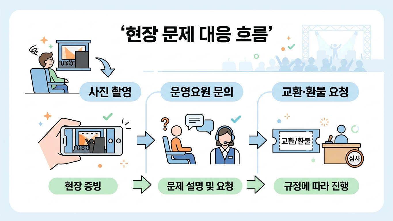 공연 좌석 시야 process 인포그래픽