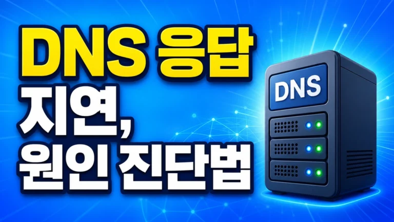 DNS 지연 진단 대표 썸네일