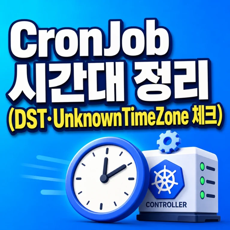 Kubernetes CronJob timeZone 대표 썸네일